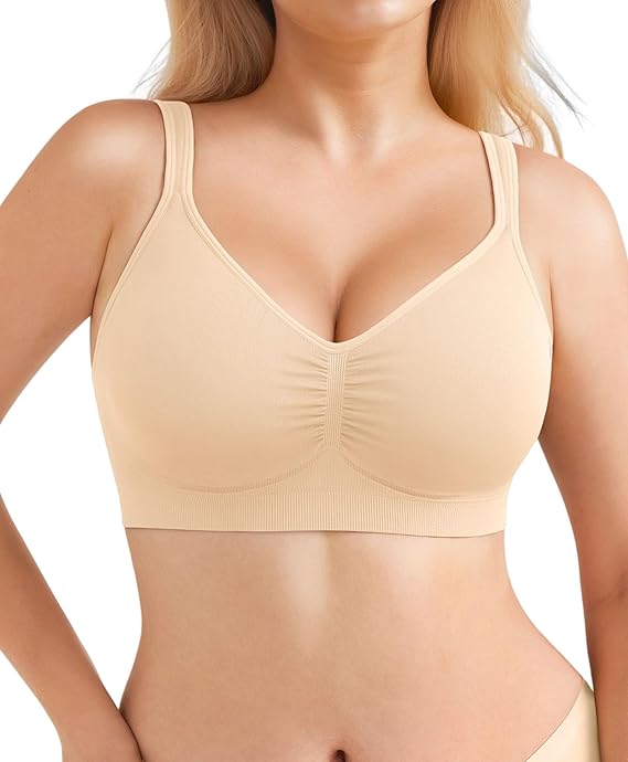 Ultieme comfort beha met naadloze ondersteuning, volledige bedekking & brede bandjes () | AgiAnna