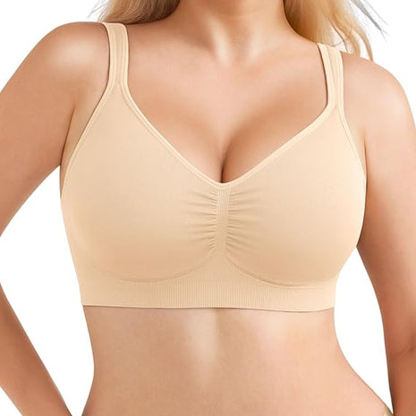 Ultieme comfort beha met naadloze ondersteuning, volledige bedekking & brede bandjes () | AgiAnna