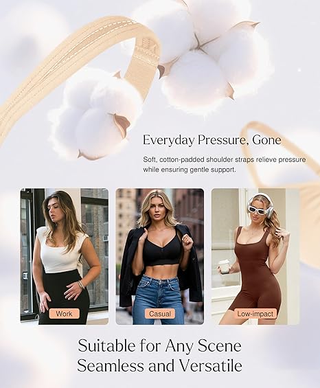 Ultieme comfort beha met naadloze ondersteuning, volledige bedekking & brede bandjes () | AgiAnna