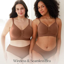 Ultieme comfort beha met naadloze ondersteuning, volledige bedekking & brede bandjes () | AgiAnna