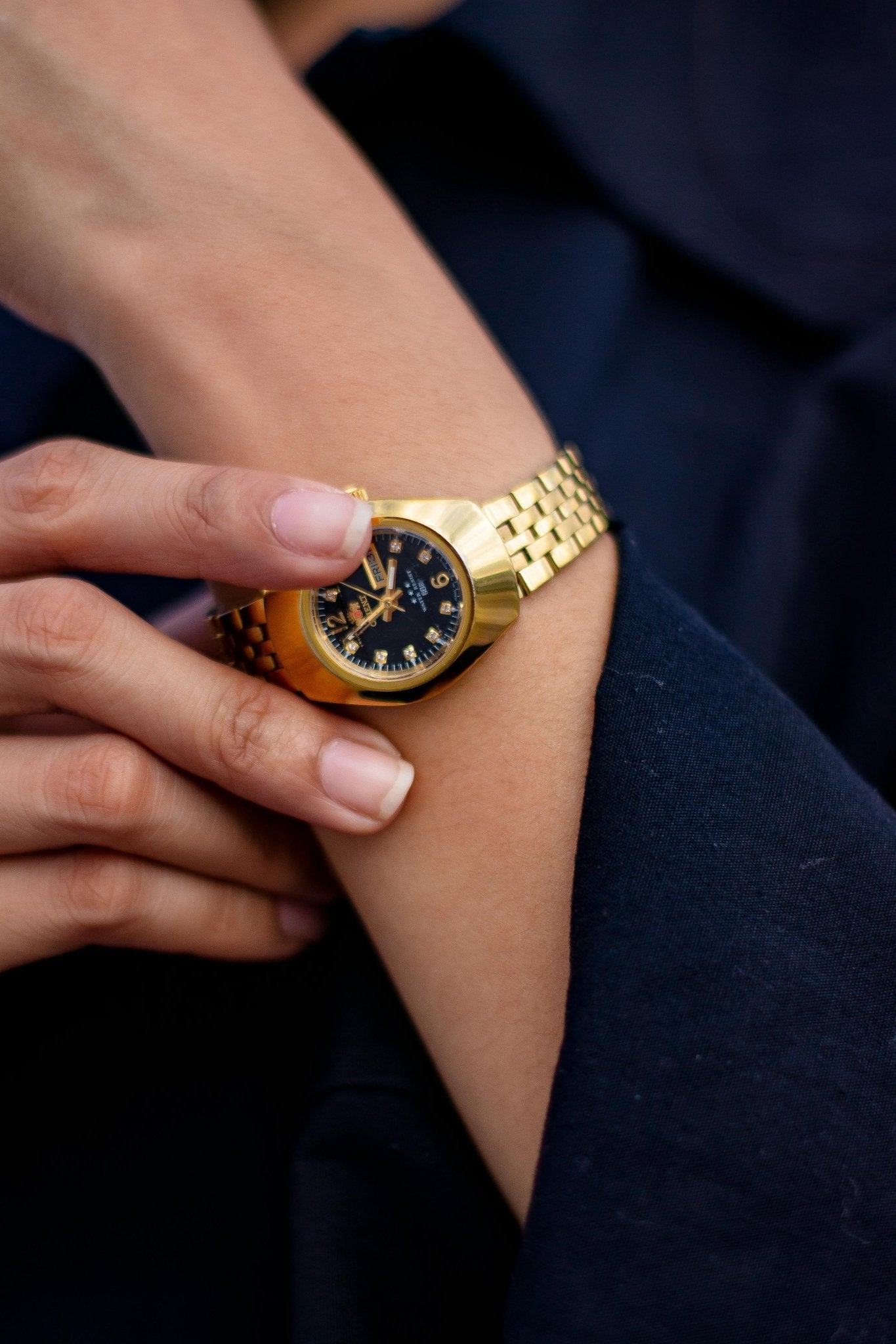 Luxe gouden horloge () | AgiAnna