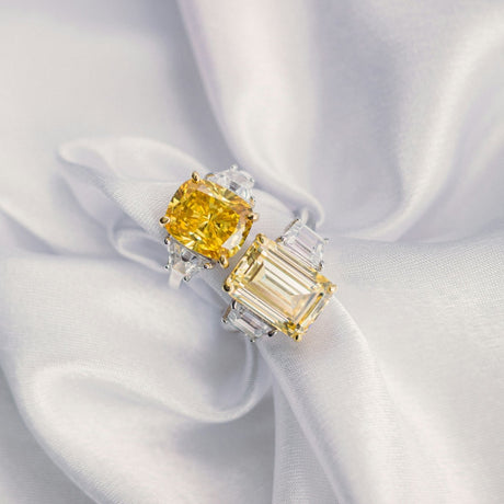 Luxe ringen met prachtige gele stenen () | AgiAnna